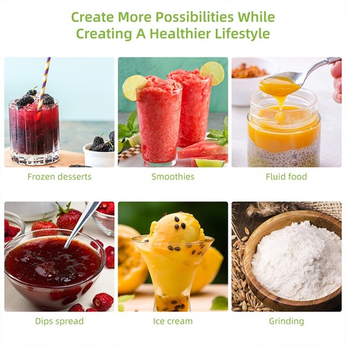 BioloMix SF701 1300W Smoothie Blender with 1.5L Glass Jar