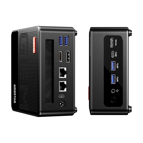 Mini PC AOOSTAR GEM12 Max - Processeur AMD Ryzen 7 8745HS, 32Go DDR5, 1To SSD - Ultra Compact, Ports USB4, HDMI 2.1
