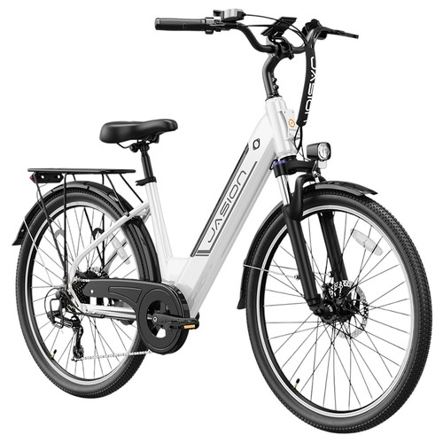 JASION EB5 Roamer ST Elektrofahrrad 500W 48V 10AH Weiß