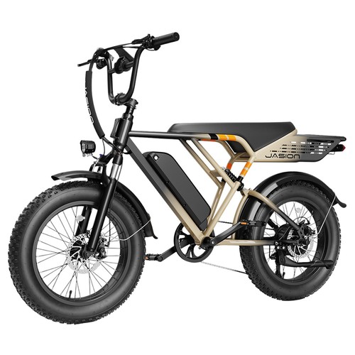 JASION RetroVolt Elektrofahrrad 500 W 48 V 12,5 Ah Khaki