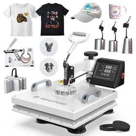 Mecpow MP3881 8 in 1 Heat Press Machine 15*15in