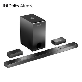 Ultimea Nova S80 Soundbar Subwoofer Speaker Kit, 5.1.2 Channel, 4K HDR Passthrough, Dolby Atmos Decoding, 520W Peak Power