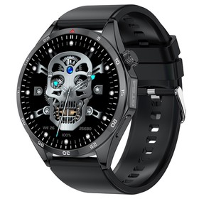 LEMFO GTS4 Smartwatch Black Silicone Watchband