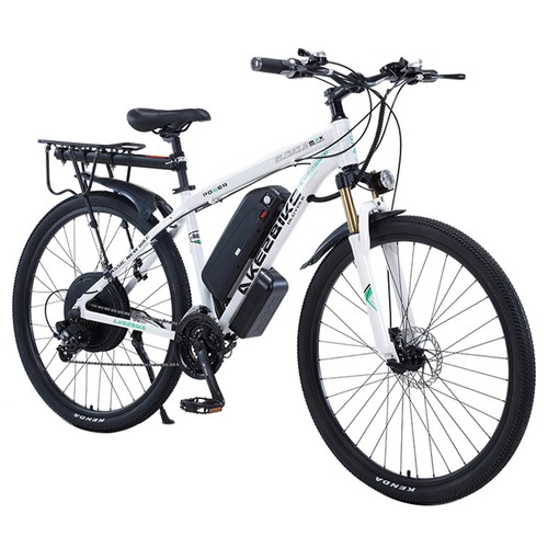 AKEZ 29-Zoll-Elektrofahrrad 1000W 48V 13AH Weiß