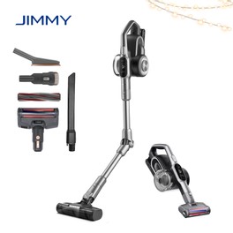 JIMMY H10 Flex Aspirateur à main sans fil, aspiration 245AW 26Kpa, capteur de poussière intelligent, réglage automatique de la puissance, batterie 2500mAh, autonomie de 80 minutes, bac à poussière de 0,6L, avec éclairage LED