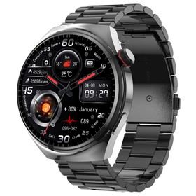 LEMFO LF38 Smartwatch Black Steel Watchband