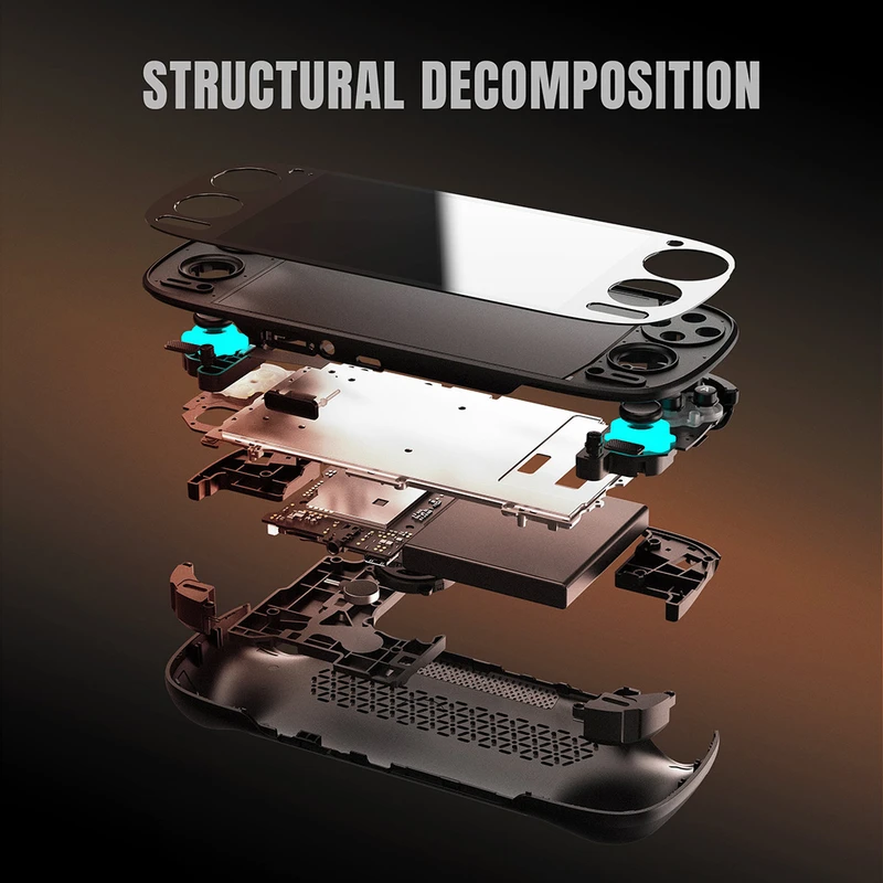 Retroid Pocket 5 Game Console Grey