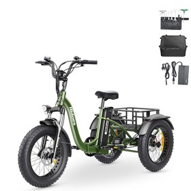 Hidoes HD-ET1 elektrická trojkolka 750W 48V 20Ah 150kg Zaťaženie Max. 65 km Dojazd