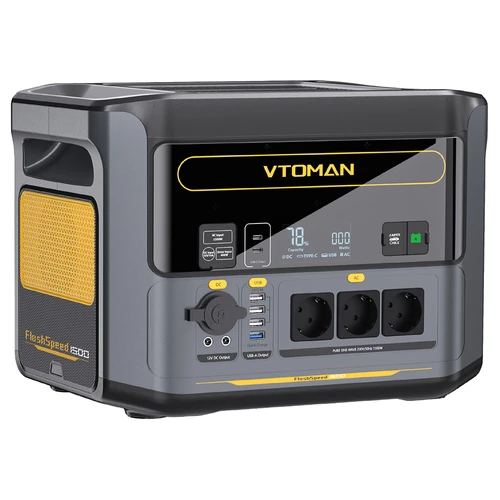 VTOMAN FlashSpeed 1500 Portable Power Station, 1548Wh LiFePO4 (Geekbuying Europe)