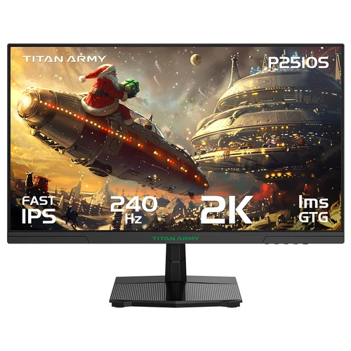 TITAN ARMY P2510S Gaming Monitor, 24.5'' 2560*1440 QHD (Geekbuying Poland)