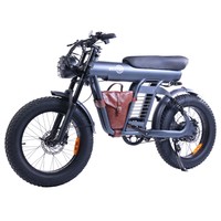 Bezior XF006 Electric Bike, 1200W Motor, 48V 23.2Ah Battery, 20*4.0-inch Tire, 47km/h Max Speed, 100km Range, Hydraulic Oil Brakes, Spring Suspensions, Shimano 7-speed, LCD Display