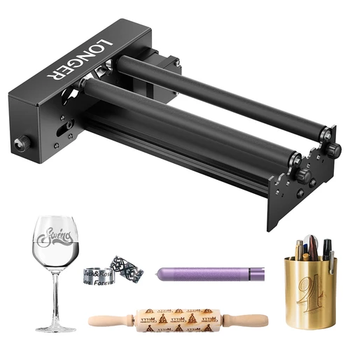 LONGER Laser Engraver Y-axis Rotary Roller, 360° Rotation, (Geekbuying Europe)