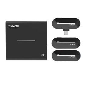 SYNCO P2S Wireless Condenser Microphone Lightning Receiver