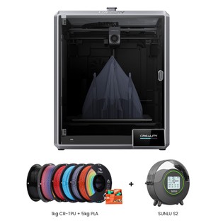 Creality K1 Max 3D Printer + SUNLU S2 Dryer + 5kg Creality Ender-PLA Pro + 1kg CR-TPU