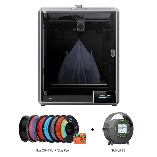 Creality K1 Max 3D Printer + SUNLU S2 Dryer + 5kg Creality Ender-PLA Pro + 1kg CR-TPU (Geekbuying Poland)