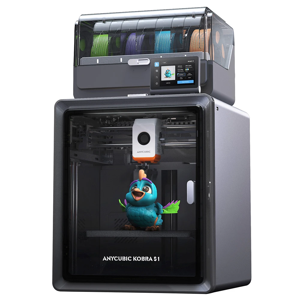 ANYCUBIC KOBRA S1 COMBO 3D Printer, Vibrant 8-Color (Geekbuying Europe)