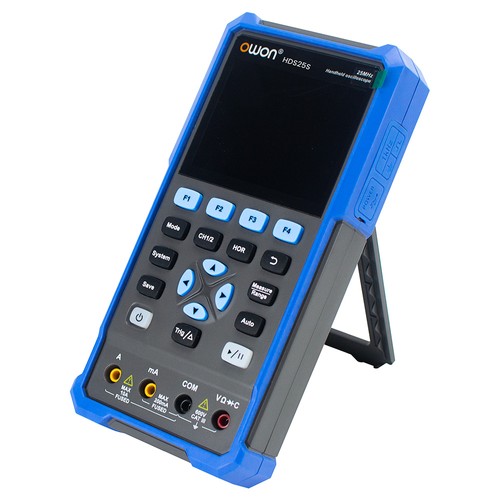 OWON HDS25S 3-in-1 Digitalmultimeter (2-Kanal-Oszilloskop, 1-Kanal-Generator), 25 MHz, 250 MSa/s – AU-Stecker