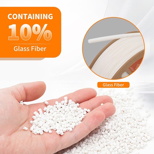 ERYONE 2 kg Glasfaser-ASA-Filament, 1 kg Kohlefaser-ASA-Filament (1 kg GF Weiß/Schwarz, 1 kg CF Schwarz)
