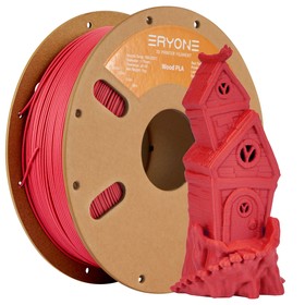 ERYONE Wood PLA Filament 1kg Red