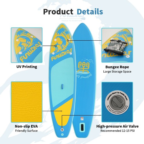 FunWater SUPFW28F Stand Up Paddle Board 350*87*15cm