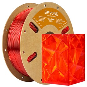 ERYONE High Speed PETG Filament 1kg Transparent Red