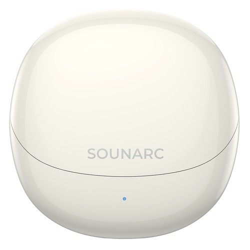 SOUNARC Q3 Ohrhörer, Bluetooth 5.3, IPX5 wasserdicht, bis zu 20 Stunden Spielzeit - Beige