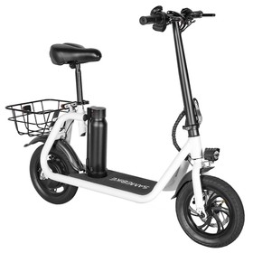 SAMEBIKE SM-C01 Faltbarer Elektroroller mit Sitz 350W 10,4Ah Weiß