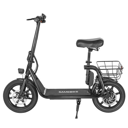 SAMEBIKE SM-C02 Faltbarer Elektroroller mit Sitz 500W 13Ah Schwarz