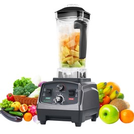 BioloMix T5200 3 PS 2200 W Timer-Mixer Obst- und Lebensmittelmixer Entsafter 2 l Fassungsvermögen BPA-frei