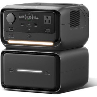 Coupon Geekbuying EcoFlow RIVER 3 Plus 286Wh Portable Power Station + EB600 572Wh Battery Pack