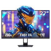 KTC H27E22P Moniteur de jeu panneau VA FAST FHD 27 pouces 1920 x 1080 rapport de contraste 4000:1 rafraîchissement élevé 280 Hz 240 Hz