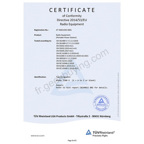 Ampace Andes 1500 Station d'alimentation portable – Image 7