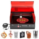 Mecpow X4 Pro Graveuse Laser 22W Classe 1 FDA Caméra Intégrée Vitesse 22000mm/min Point Laser 0.08*0.1mm