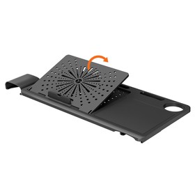NEWTRAL LAPD Tablette de workstation amovible Noir