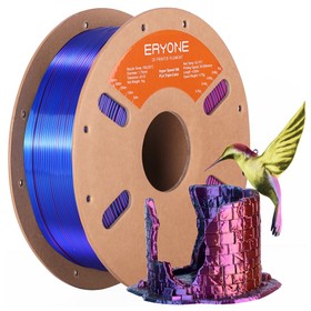 ERYONE High Speed Silk Tri-color PLA Filament 1kg Red & Yellow & Blue