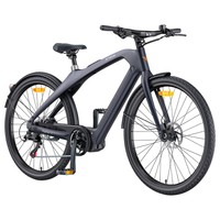 ENGWE MapFour N1 Pro Electric Bike, 250W Motor, 36V 10Ah Battery, 700*42C Spoke Tires, 25km/h Max Speed, 100km Range, Front & Rear Hydraulic Disc Brakes, Shimano 7-speed, Torque Sensor, LED Color Display - Grey