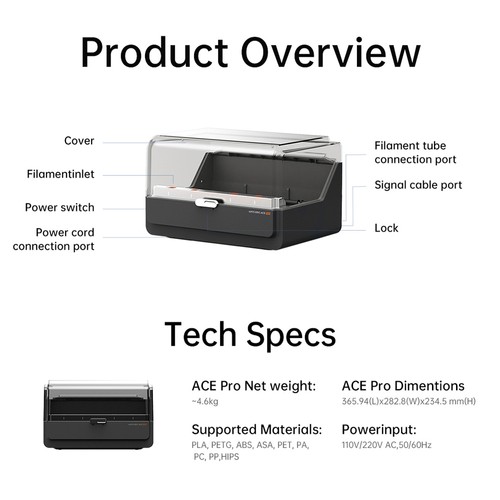 ANYCUBIC ACE PRO for Kobra S1 Series