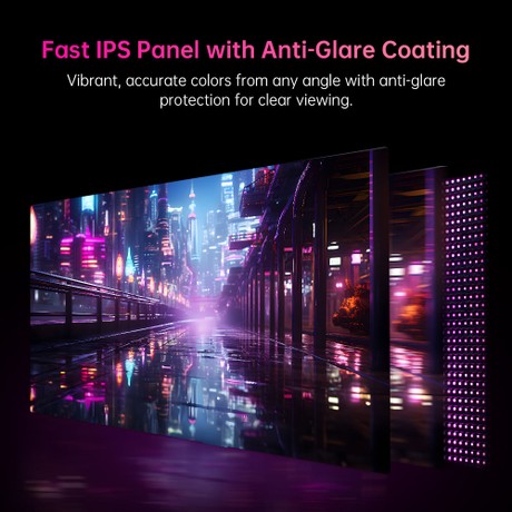 KTC H27E6 27 inch Gaming Monitor, 2560*1440 QHD Fast IPS Screen, 300Hz Refresh Rate, HDR 400, 1ms Response Time, FreeSync & G-Sync, 144% sRGB, VESA Mountable, 2*HDMI 2.1, 2*DP 1.4, 1*USB 2.0, 1*Earphone