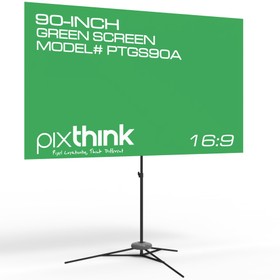 Pixthink 90 inch Green Screen with Stand
