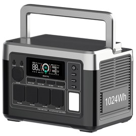 OUKITEL P1000 PLUS Station d'Énergie Portable Générateur Solaire 1800W 1024Wh avec Batterie LiFePO4 Charge Rapide