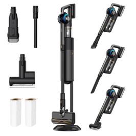 JIGOO V700 Cordless Vacuum Cleaner with 2.5 L Suction Station