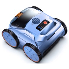 SEAUTO SAT 20 Robot Nettoyeur de Piscine Sans Fil Nettoyage Complet Aspiration Super Puissante 18 000 Débit d'Eau 4800GPH