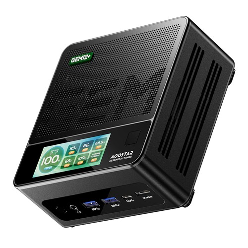 AOOSTAR GEM12 Pro Mini-PC AMD Ryzen 7 Pro 8845HS 32GB 1TB EU-Stecker