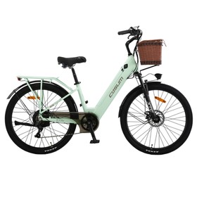 CYSUM X-city จักรยานไฟฟ้า 250W 48V 10.4Ah สีเขียว
