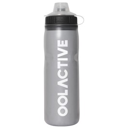 Bouteille d'eau de vélo OOLACTIVE 24 oz Bouteille compressible pour cyclisme 600 ml