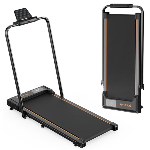 Formill FT-51 2-i-1 Walking Pad Löpband, 2,5 HP-motor, LED-skärm, 265lbs Max. Belastning, 1-10 km/h Löphastighet