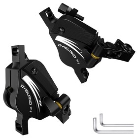 DYISLAND XT-7 Hydraulic Disc Brakes Calipers Black