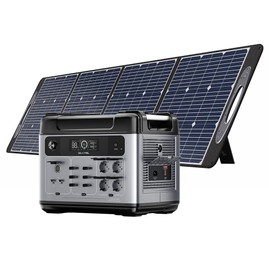 OUKITEL P2001 Plus Station d'Énergie Portable 2048Wh + OUKITEL PV200 Panneau Solaire Pliable