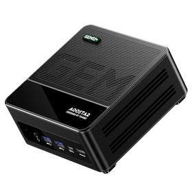 AOOSTAR GEM12+ Mini PC AMD Ryzen 7 Pro 8845HS 32GB+1TB EU csatlakozó