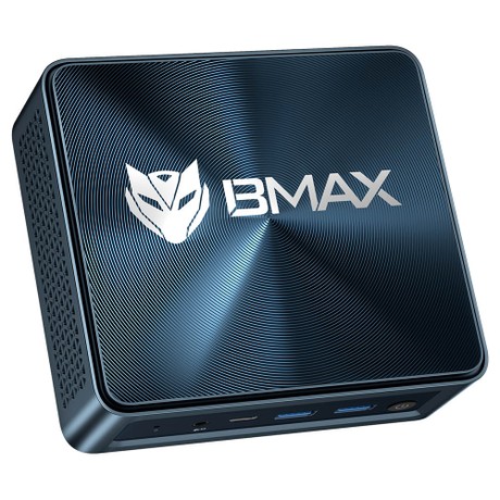 BMAX B9 Plus Mini PC, Intel Core i5-1235U 10 Cores Max 4.4GHz, 24GB LPDDR5 RAM 512GB SSD, DP+HDMI+Type-C 4K Triple Display, Support Dynamic HDR, WiFi 6 Bluetooth 5.2, 2*USB3.2, 2*USB2.0, 1*RJ45, 1*Headset Jack, Space Capsule Cooling System